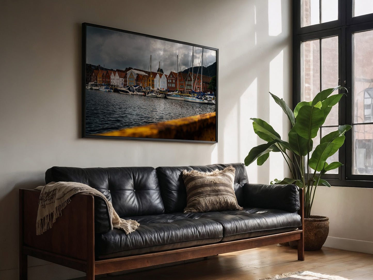 Harbor Dreams – The Ships of Bergen, Norway Wall Art