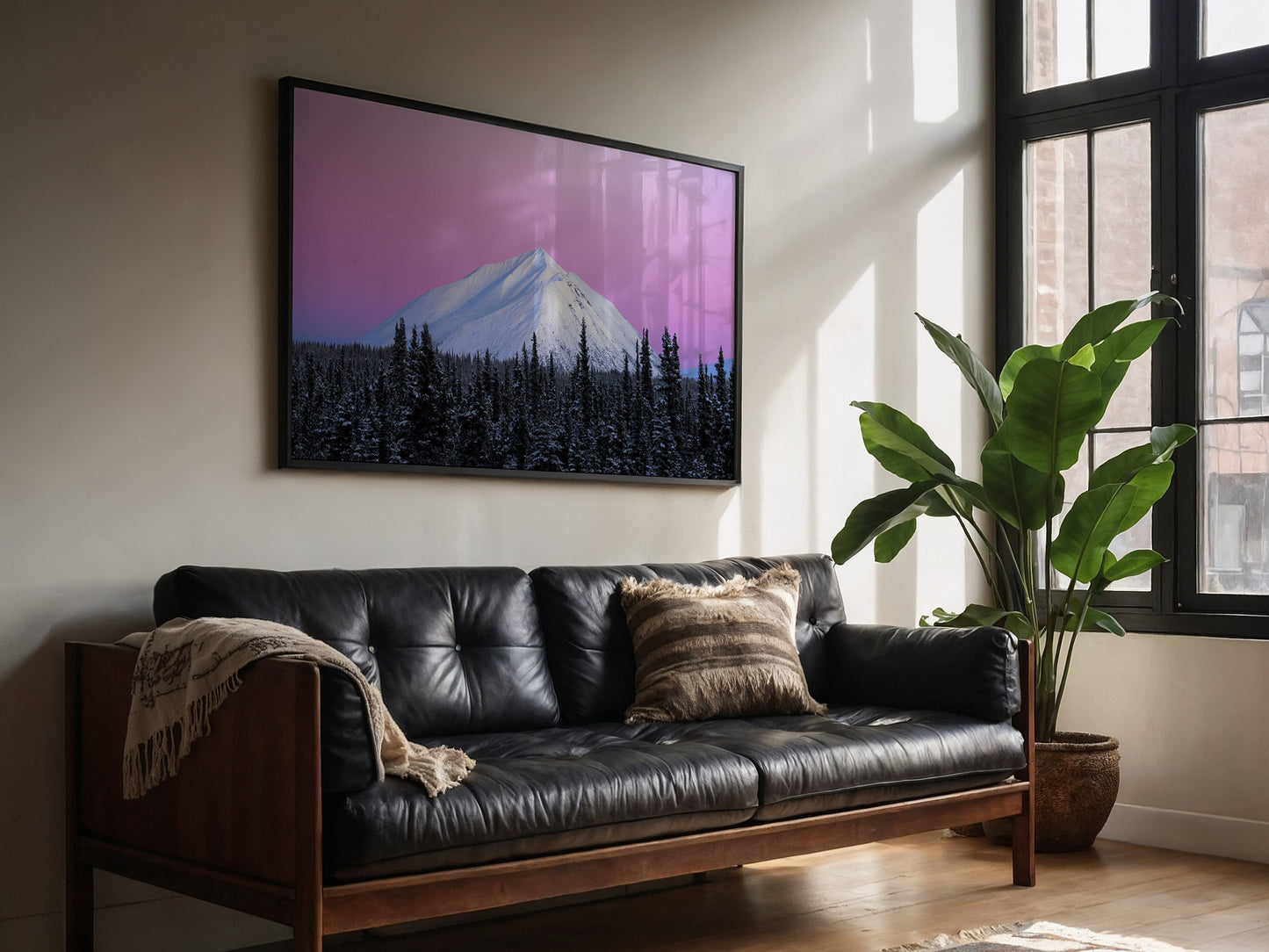 Blush of the Arctic – Alaskan Mountain Sunset Print