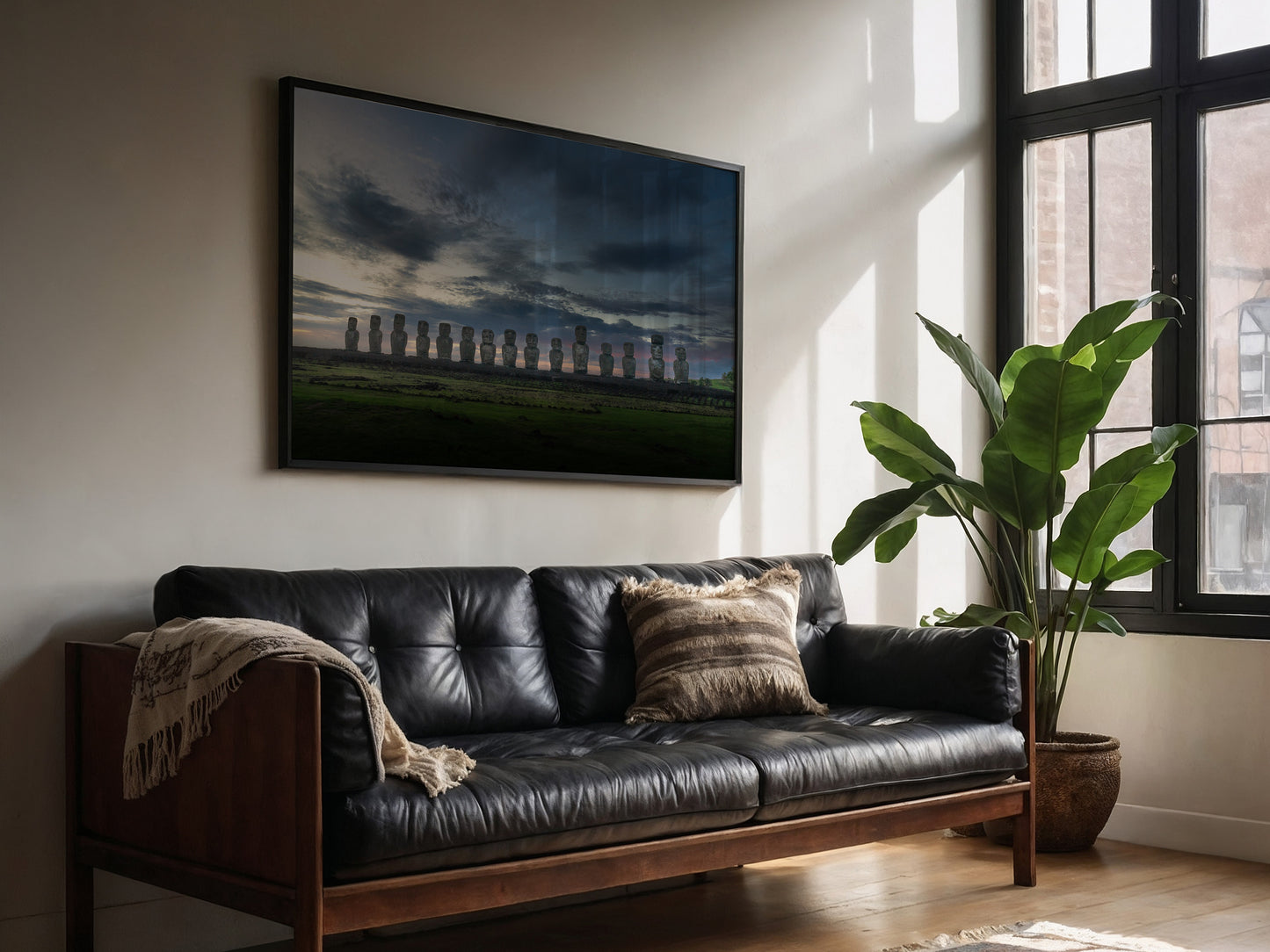 Legends of Rapa Nui – The Majestic 15 Moai Wall Decor