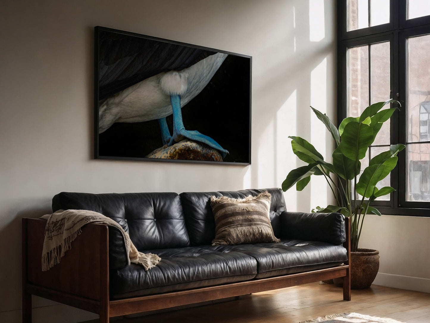 Vivid Blue Feet – Iconic Galápagos Bird Wall Decor