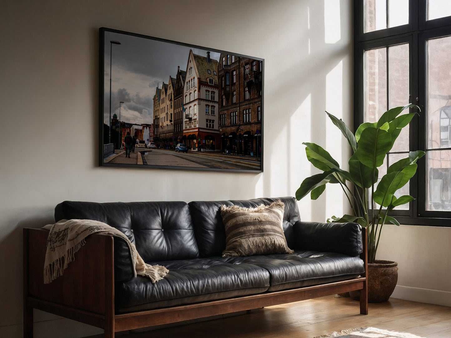 Bergen’s Charm – Iconic Norwegian Town Wall Art