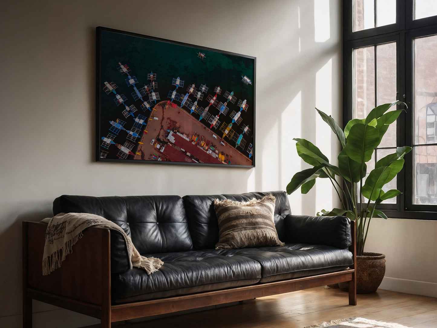 Tropical Horizon – Wooden Boats of Palawan Wall Art