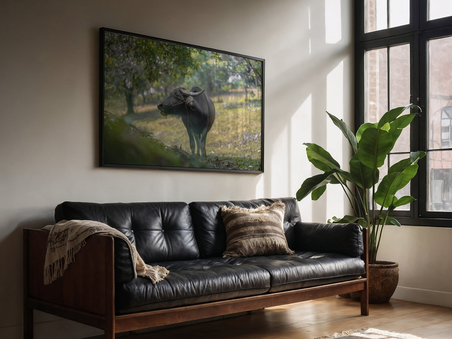 Carabao Serenity – Iconic Farm Life in the Philippines Print