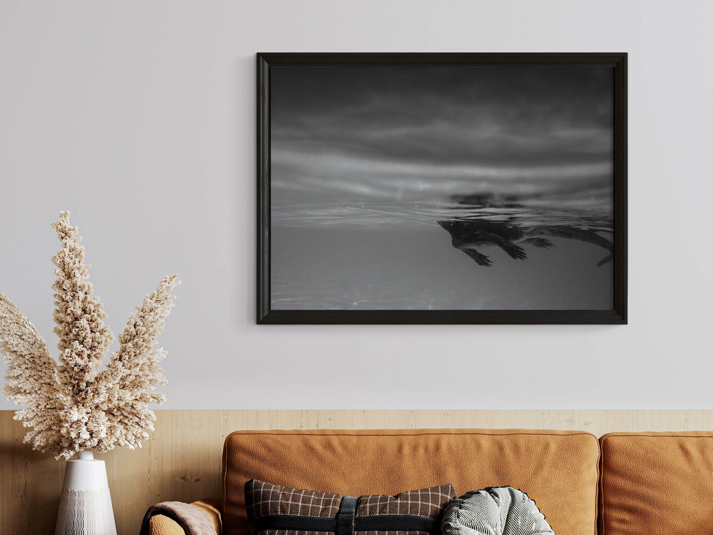 Beneath the Surface – Marine Iguana Swimming in Galápagos Wall Art