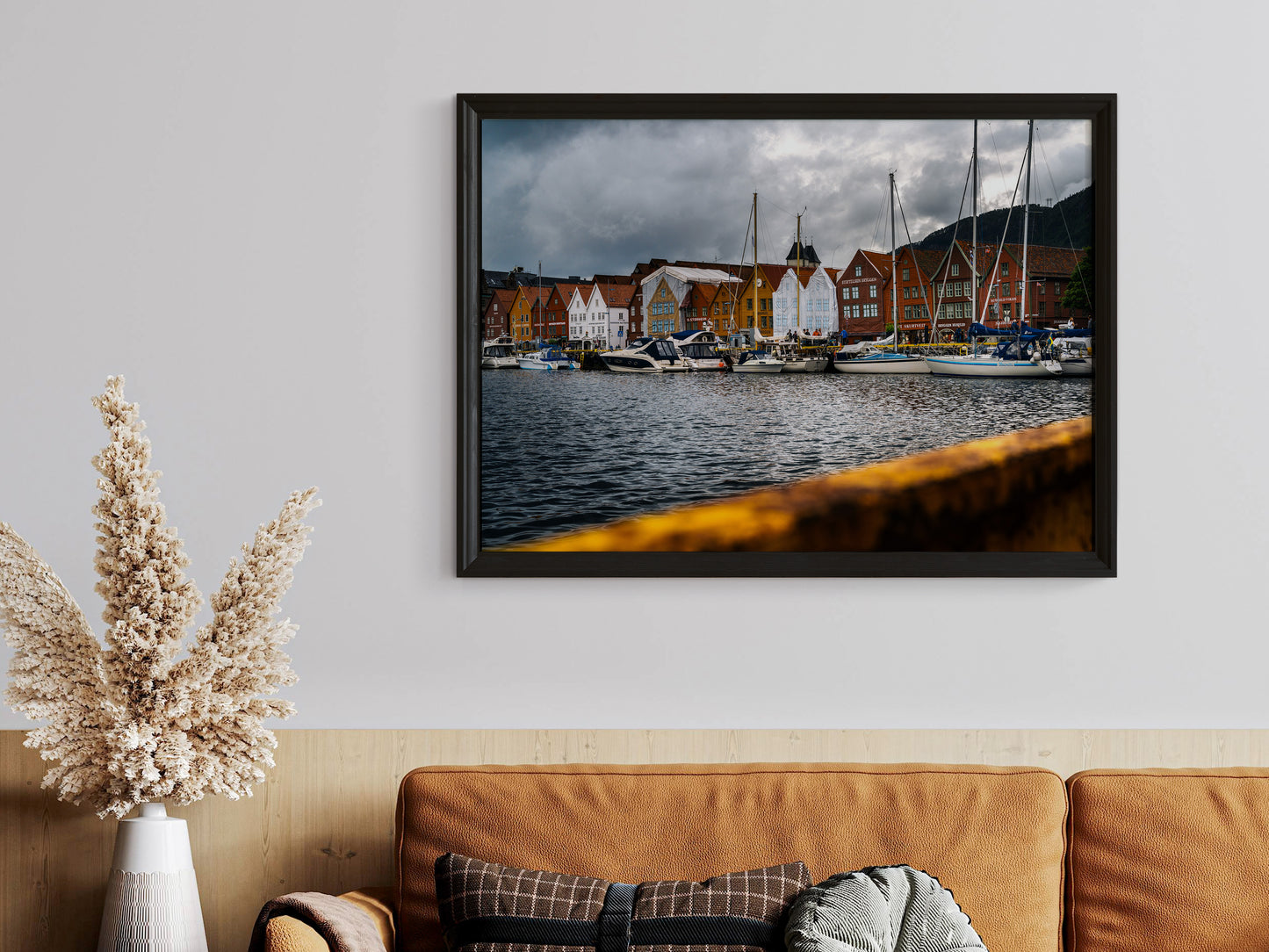 Harbor Dreams – The Ships of Bergen, Norway Wall Art