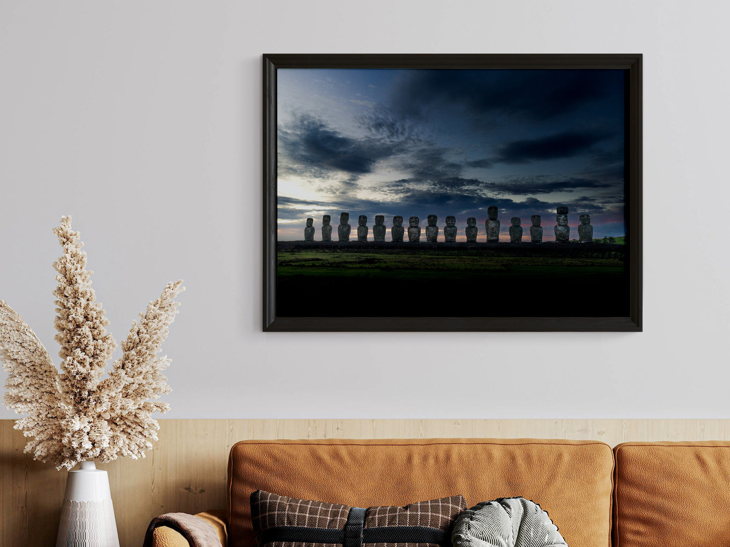 Legends of Rapa Nui – The Majestic 15 Moai Wall Decor
