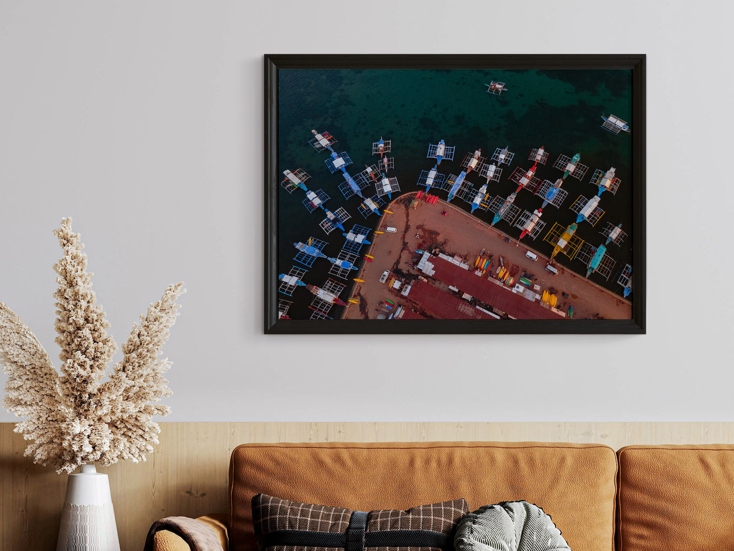 Tropical Horizon – Wooden Boats of Palawan Wall Art