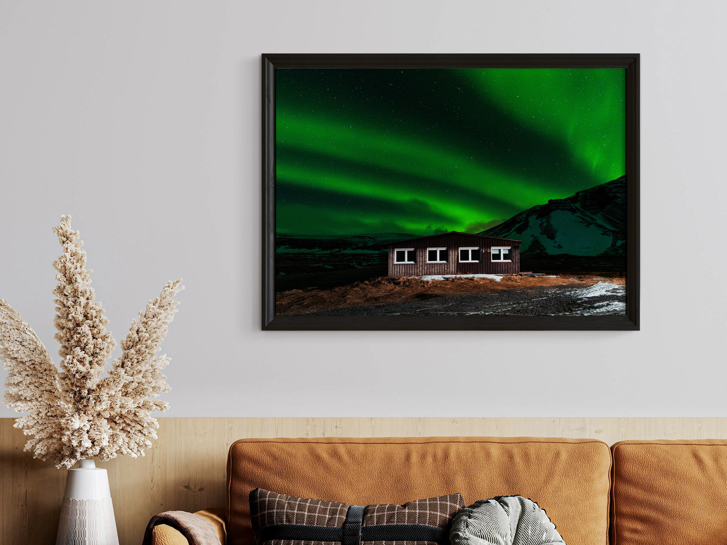 Aurora Dreams – Northern Lights Over Westfjords Wall Art