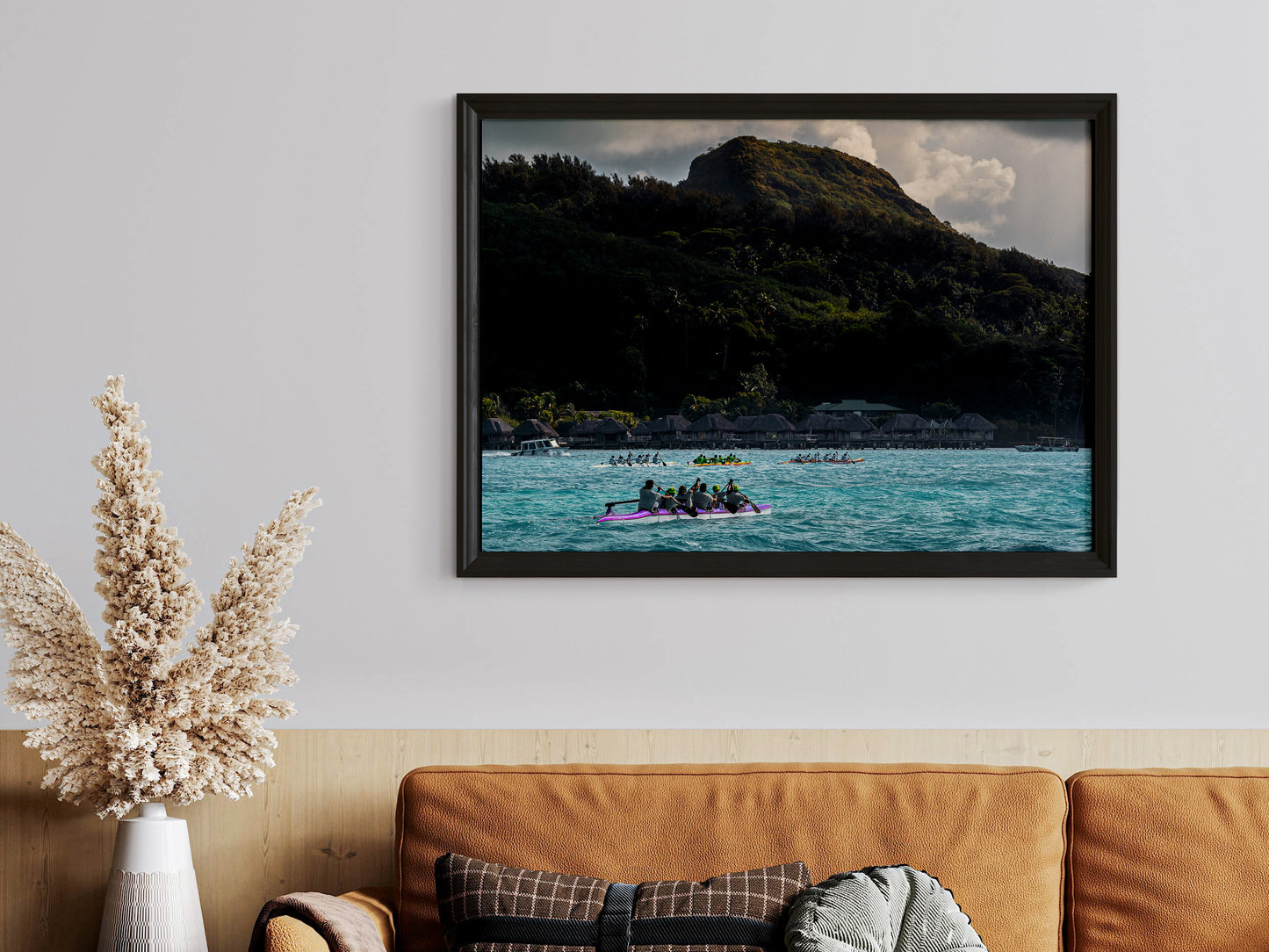 Bora Bora Canoe Dreams – Tropical Adventure Wall Art