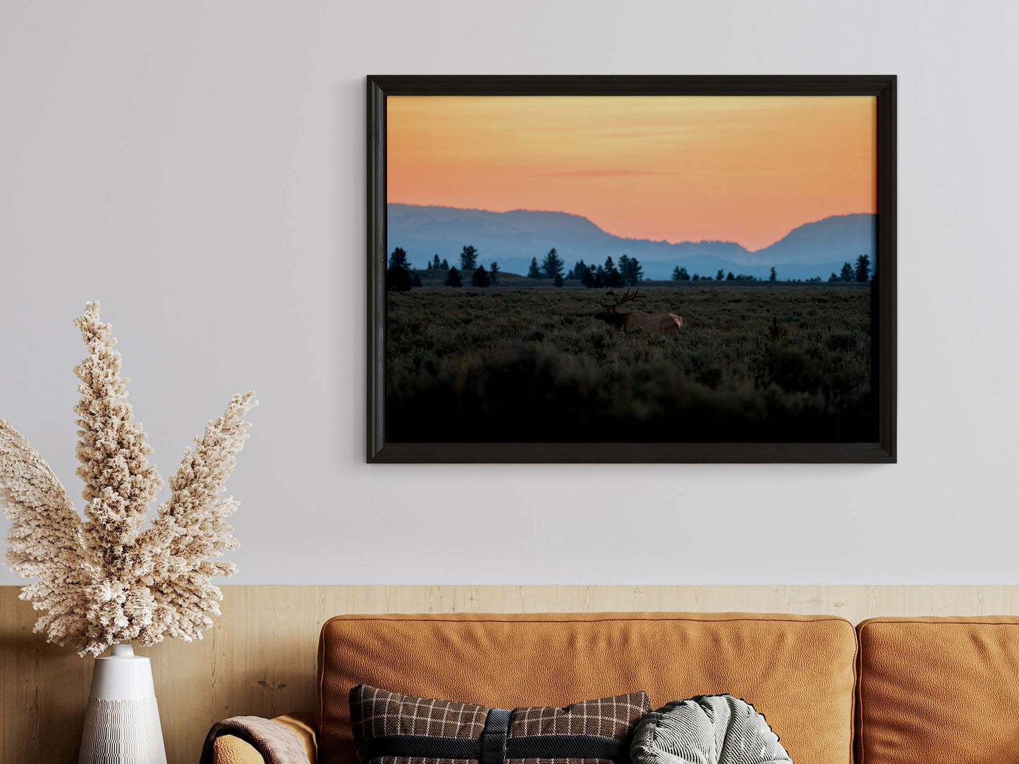 Majestic Elk in the Tetons – Wall Art for Nature Dreamers & Wildlife Lovers