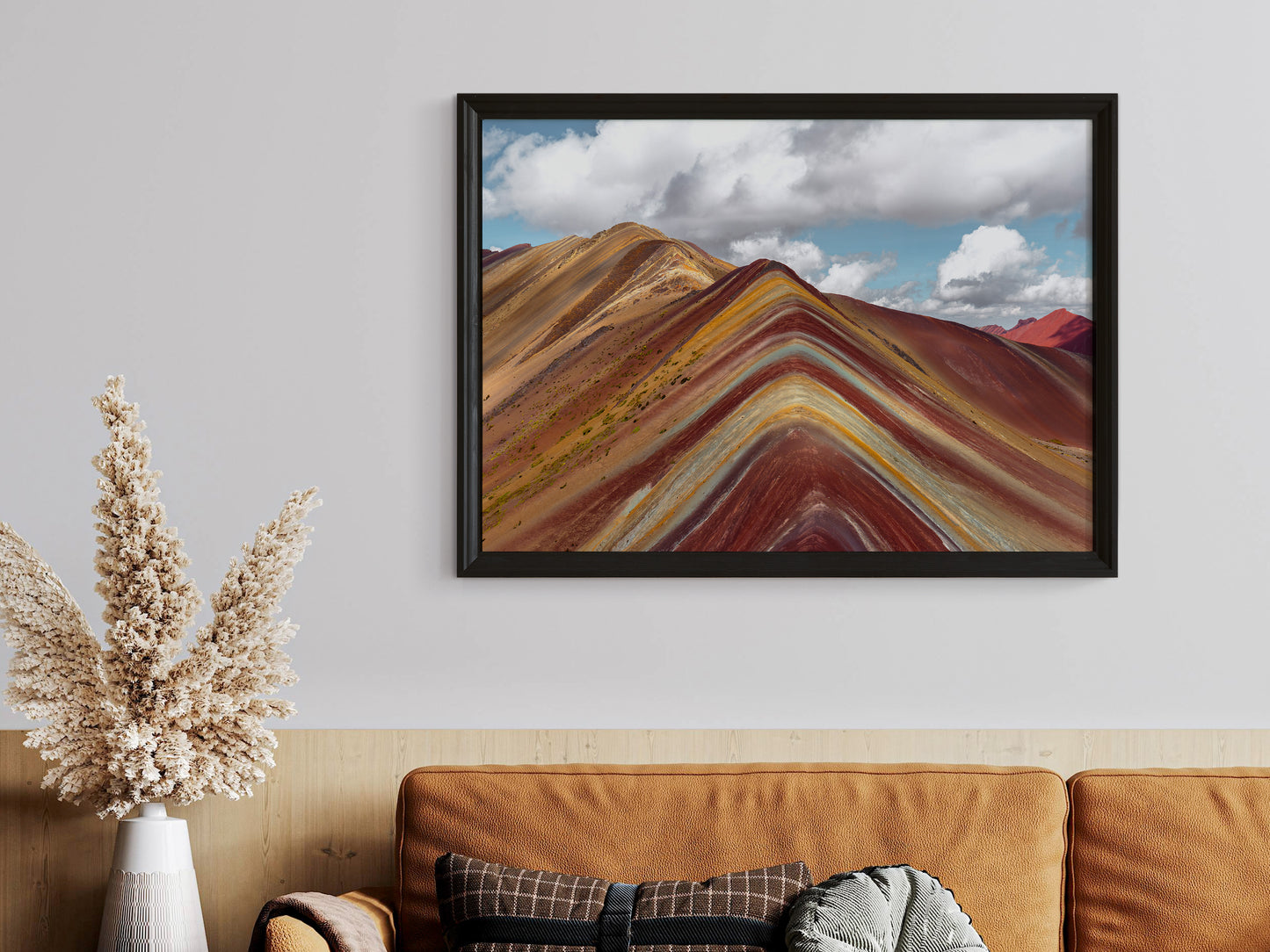 Andean Majesty – Vibrant Rainbow Mountain Print