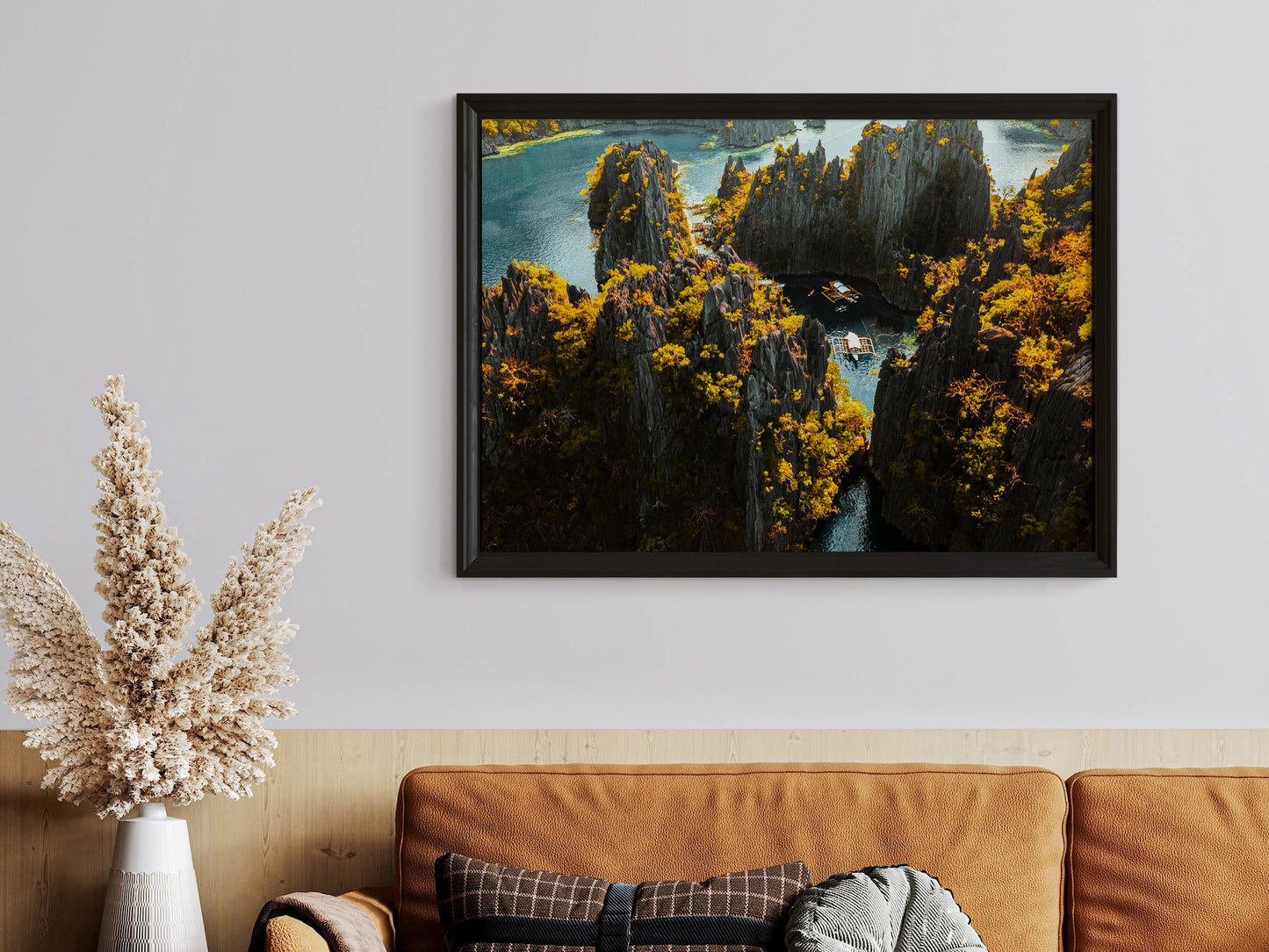 Tropical Paradise – Palawan’s Crystal Waters Wall Art