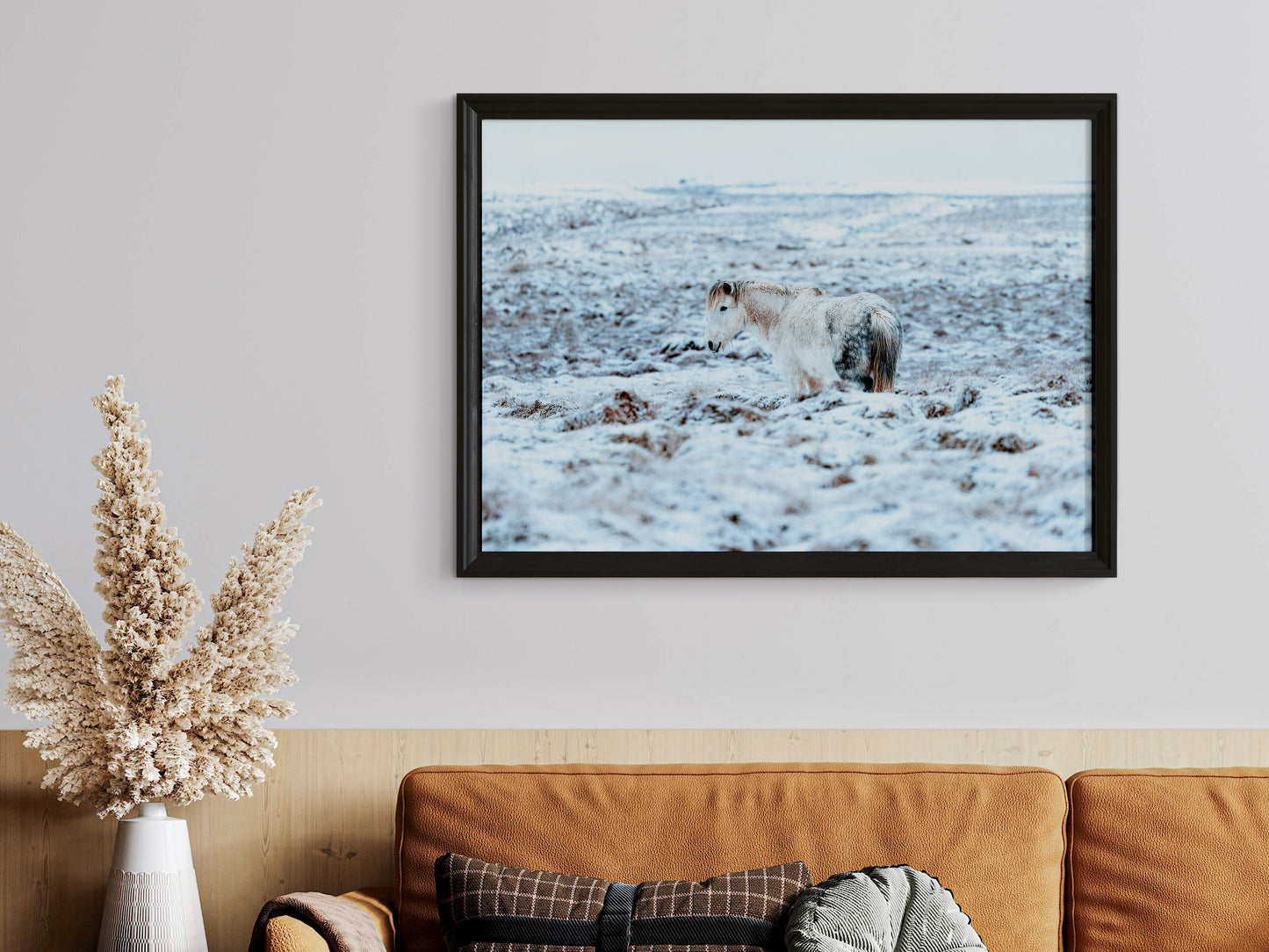 Frozen Majesty – Icelandic Horse Winter Landscape