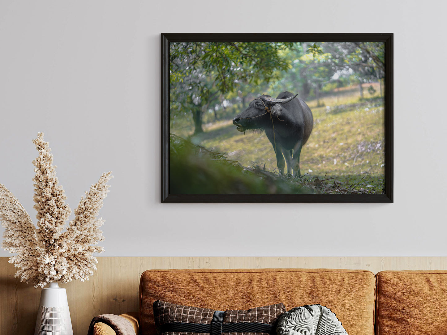 Carabao Serenity – Iconic Farm Life in the Philippines Print