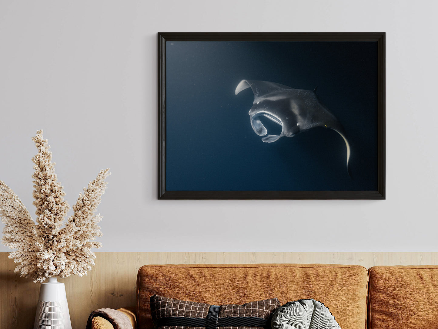Ocean Giants – Manta Rays of Kona, Hawaii Wall Art