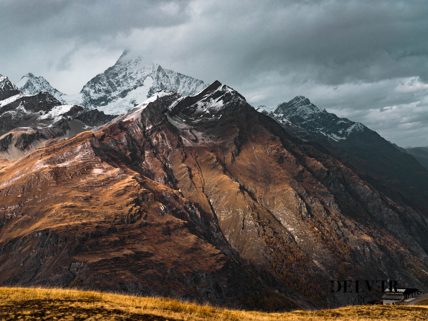 Alpine Glow – The Swiss Alps at Sunrise Wall Art