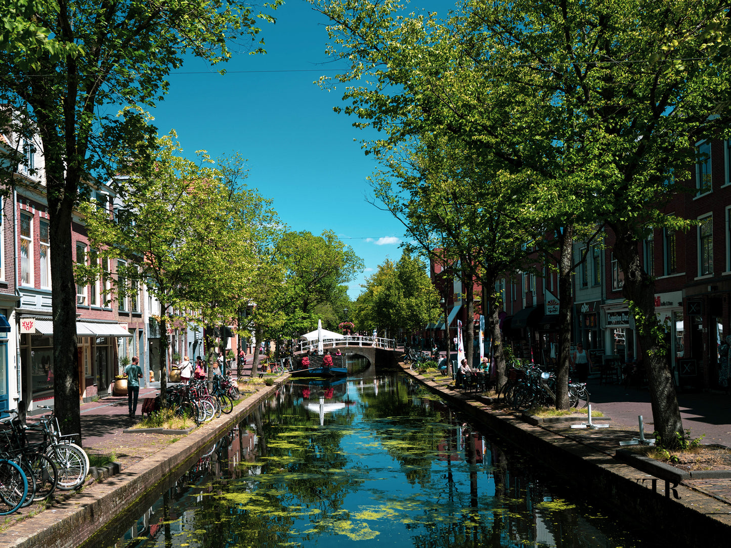 Bridges and Reflections – Netherlands Canal Serenity Art