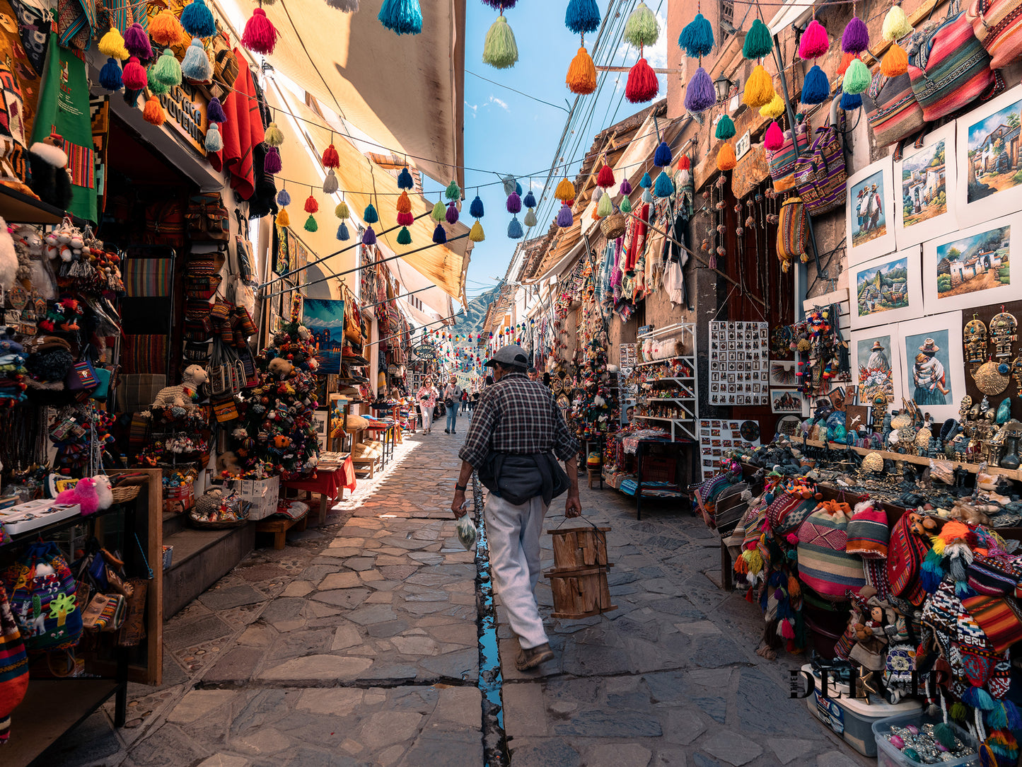 Sacred Paths – Streets of the Sacred Valley Wall Art