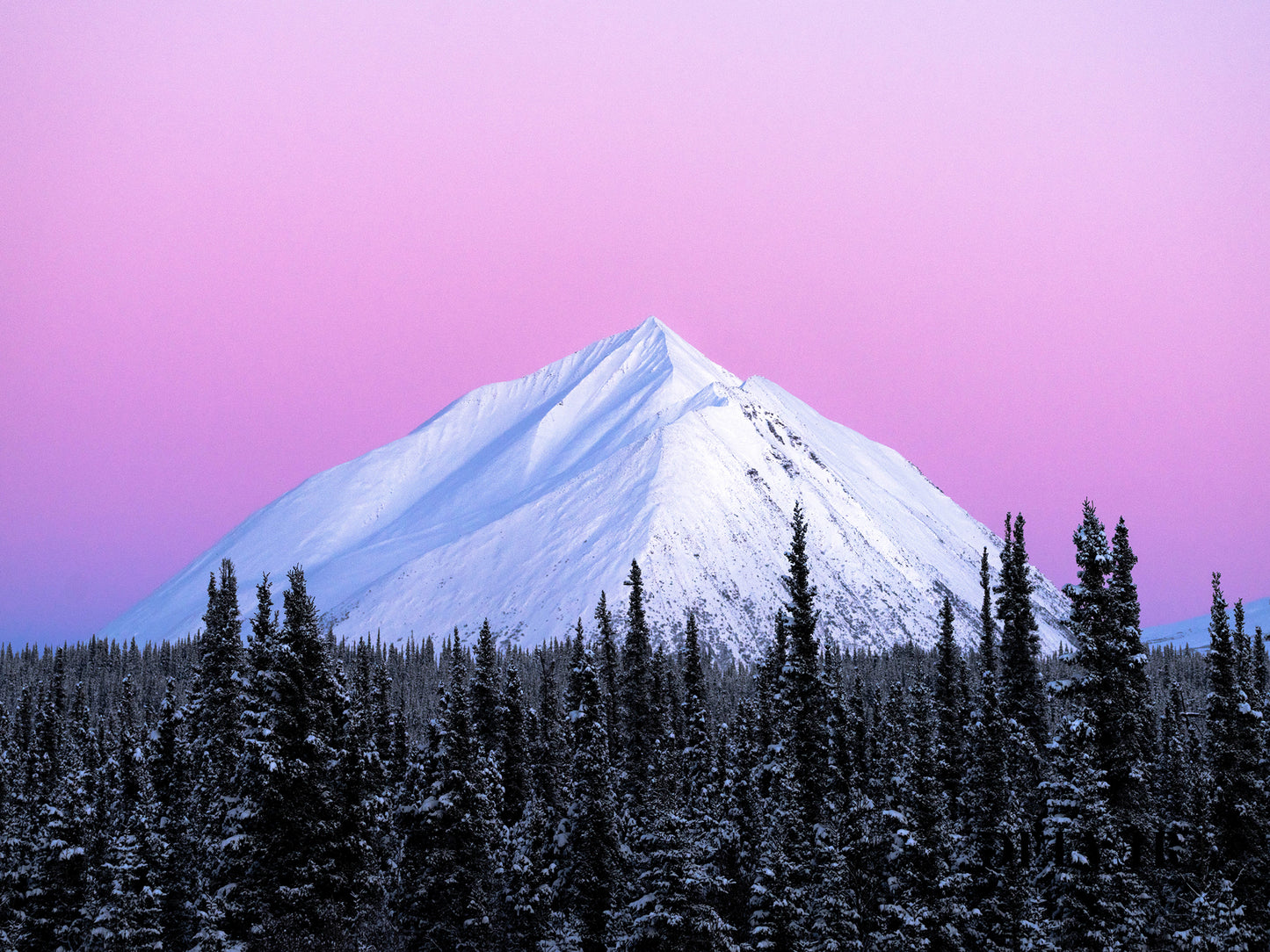 Blush of the Arctic – Alaskan Mountain Sunset Print