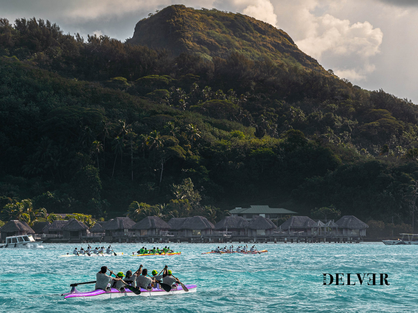 Bora Bora Canoe Dreams – Tropical Adventure Wall Art