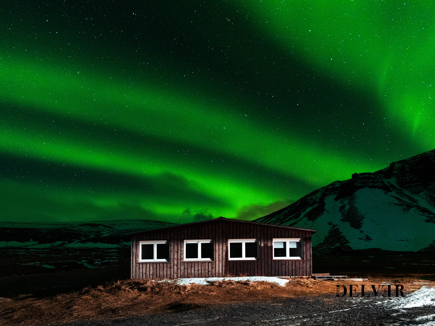 Aurora Dreams – Northern Lights Over Westfjords Wall Art