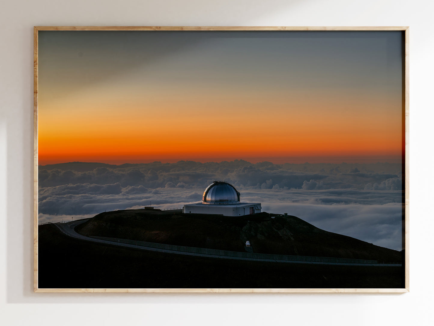 Golden Sunset Over Mauna Kea – Wall Art for Dreamers & Hawaii Lovers