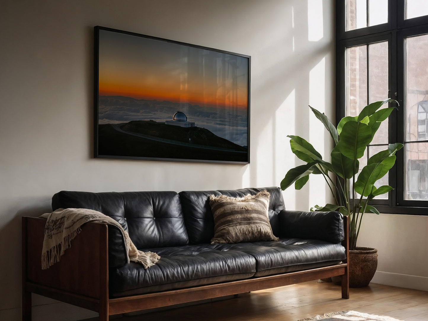 Golden Sunset Over Mauna Kea – Wall Art for Dreamers & Hawaii Lovers