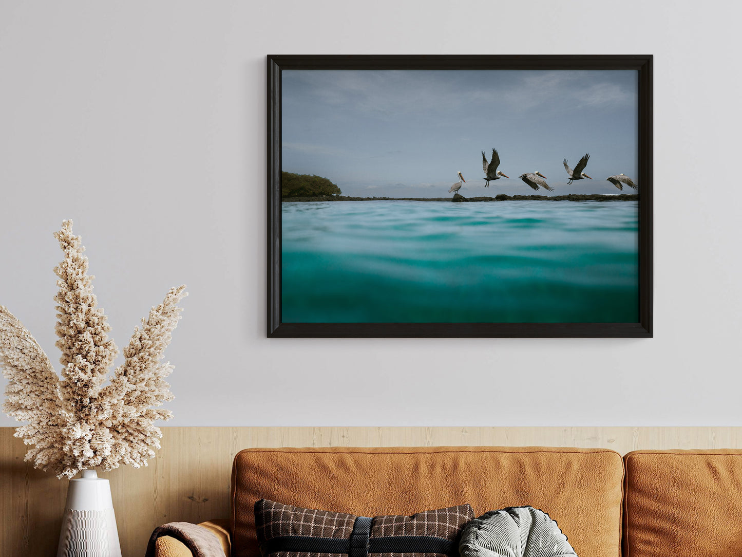 Taking Flight – Galápagos Pelican Wall Decor